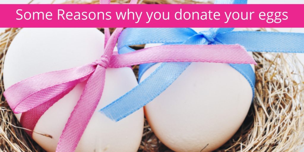 Reasons why you donate your eggs